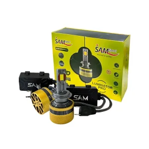 سوپر هدلایت لومیناتور Luminator Pro مدل 200W توان روشنایی 22000LM برند سام اسپرت - پایه هدلایت H3