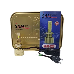 هدلایت SAM-120 مدل 120W توان روشنایی 12000LM برند سام اسپرت - پایه هدلایت H3