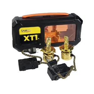 هدلایت XT1 مدل 240W توان روشنایی 20000LM لیمویی برند سام اسپرت - پایه هدلایت H3