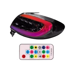 چراغ خطر عقب اسپرت پژو 206 طرح مولتی کالر برند انجیکو (NGco)