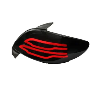 چراغ خطر عقب اسپرت پژو 206 طرح S500 تمام دودی برند انجیکو (NGco)
