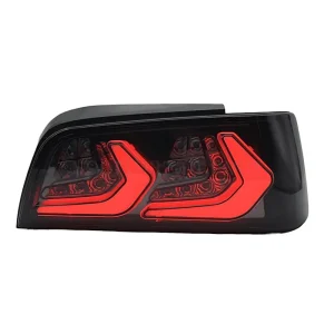 چراغ خطر عقب اسپرت پژو 405 طرح کروت تمام دودی برند انجیکو (NGco)